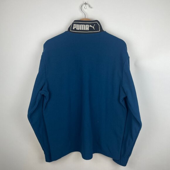 Puma Quarter-Zip Pullover Fleece Sweatshirt - Picture 4 of 6